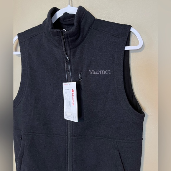 Marmot Mens Drop Line Sweater Vest NEW - Picture 2 of 8